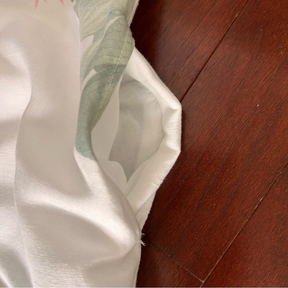 Tommy Bahama Breezy Botanical V-neck sleeveless Dress size  S/P white - Picture 7 of 8